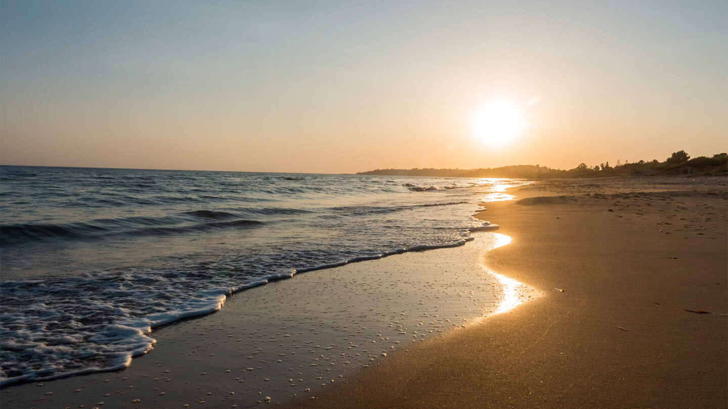 Spiaggia di Menfi al tramonto